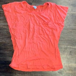 Splendid coral t-shirt Sz medium